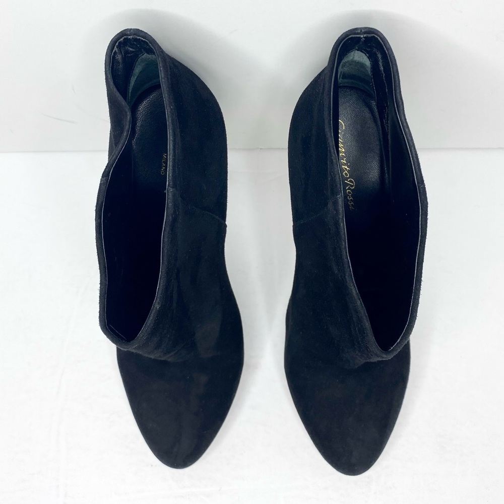 Gianvito Rossi Suede Stiletto Ankle Booties - Picture 4 of 9